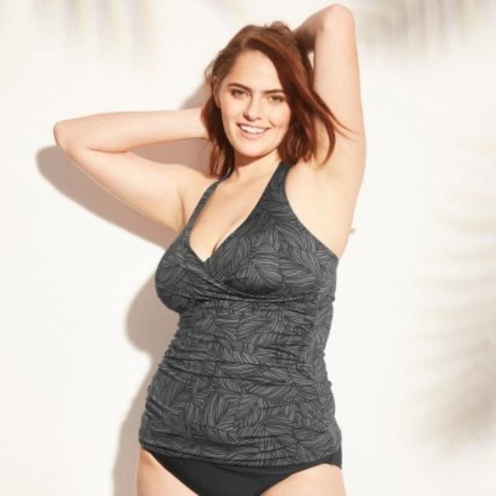Racerback Tankini Top - Kona Sol- NWOT 14W Plus Size